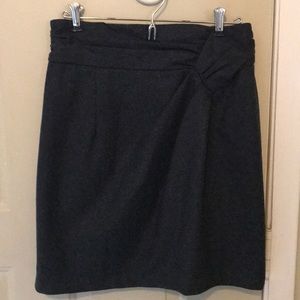 Navy Nanette Lepore Wool Skirt